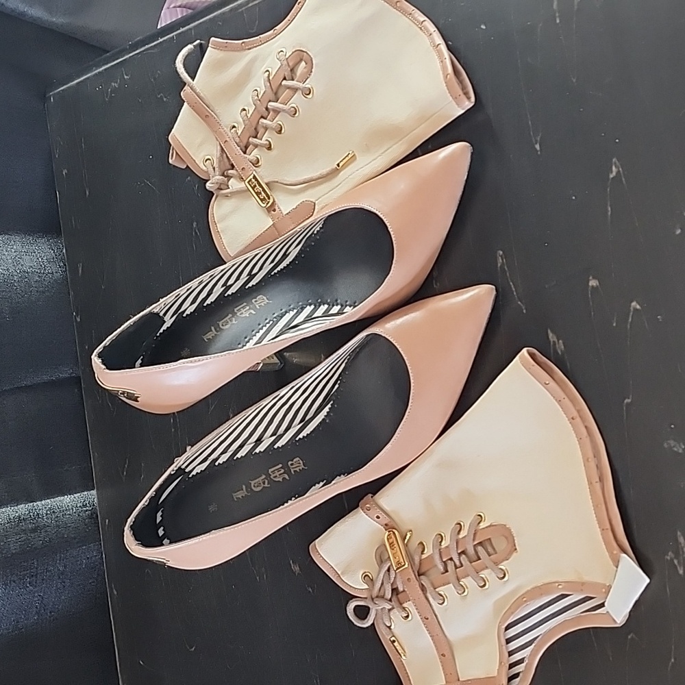 L.A.M.B Heel w/ Bootie Overlay